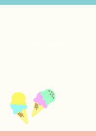 Cold Ice Cream on P&B