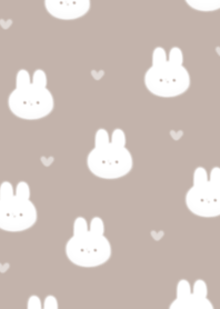 Rabbit and Heart mochabrown17_2