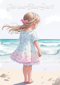Girl and Blue Sea 5