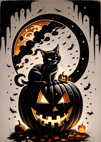 halloween cat 9F2E81