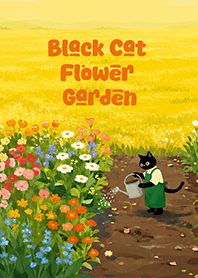 Black Cat Flower Garden