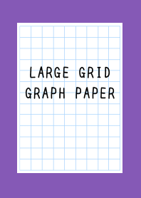 LARGE GRID GRAPH PAPER/PURPLE/YELLOW