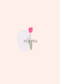 Watercolor Tulips-Pink