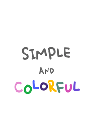 Simple and Colorful Theme