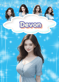 Devon beautiful girl blue04