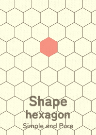 Shape hexagon sakeiro