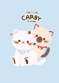 Carby&friends : minimal cat (Blue v.)