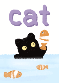 แมวกับปลา