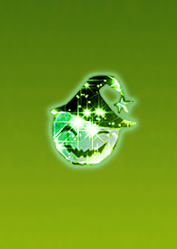 Pumpkin Witches Yellow Green