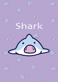 Blue Purple : Simple Icon  Shark
