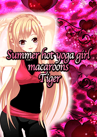 Summer hot yoga girl macaroons Tiger
