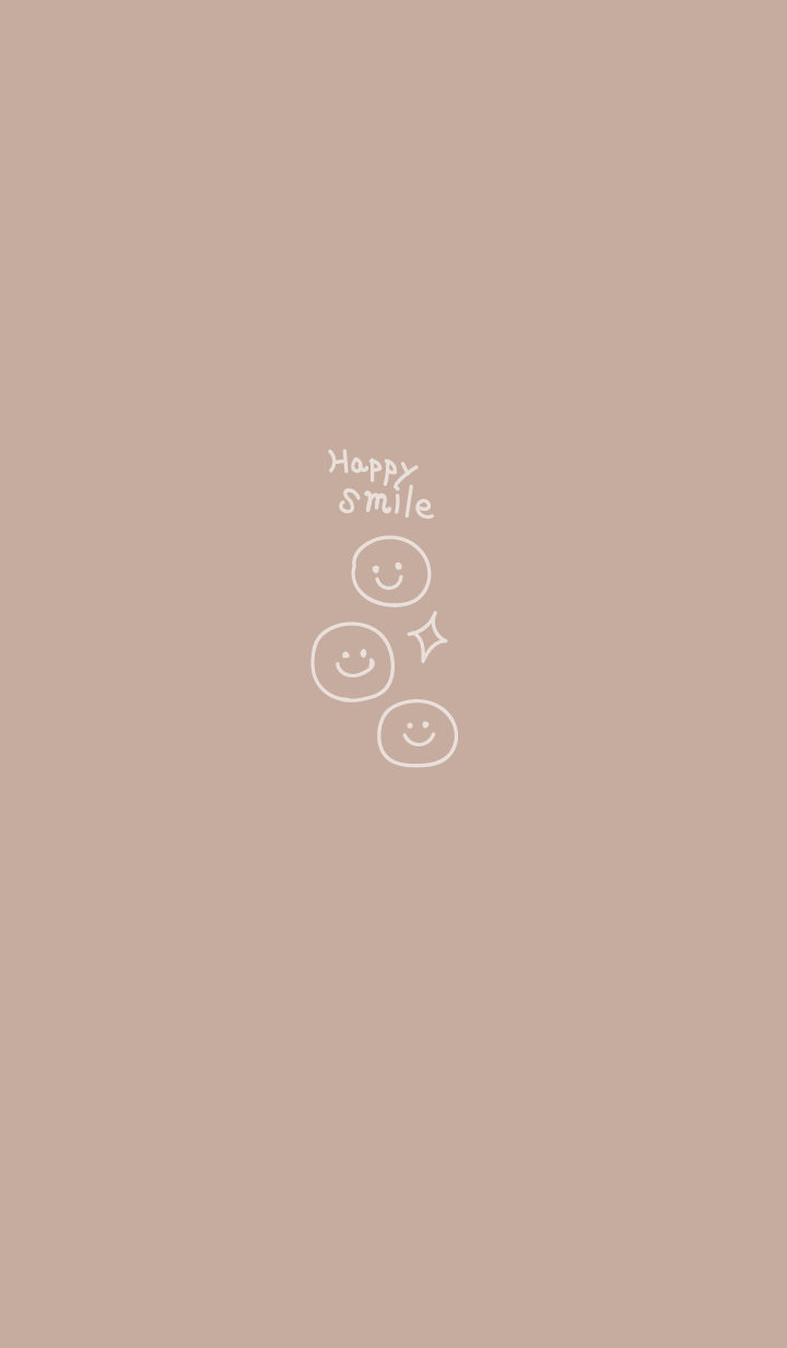 Beige happy smile g