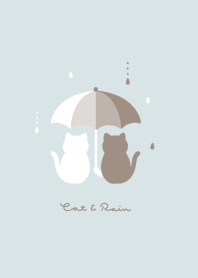 Cats & Umblella(NL)/light blue LB
