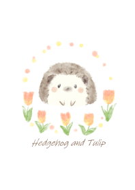 Hedgehog and Tulip* -white-