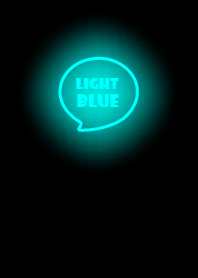 Love Light Blue Neon Theme