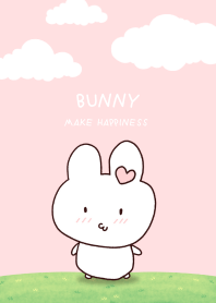 Bunny make happiness