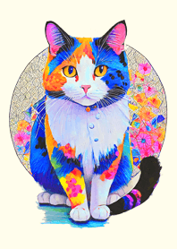 Cat looking this way03yellow