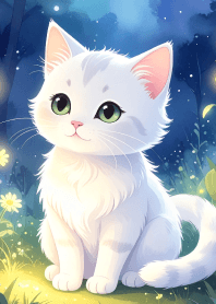 Healing Cat and Night Forest Vol.1