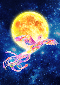 Fullmoon and the phoenix attract fortune