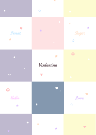 Valentine Checkered Purple