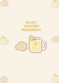 simple Highball Fried Chicken beige.