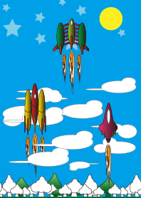 Flying rocket