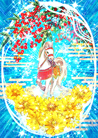 Nandina, Adonis and White Horse