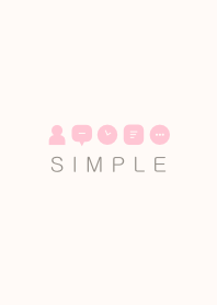 SIMPLE (ivory pink)V.9b