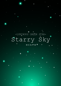 Starry Sky LUMINOUS GREEN STAR