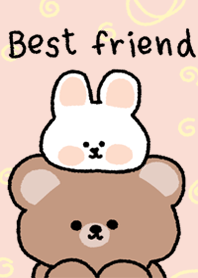 Best friend bear & rabbit