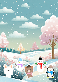 Kawaii scandinavian style(Winter-560)