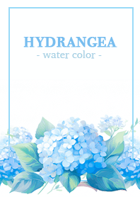 Watercolor  Hydrangea