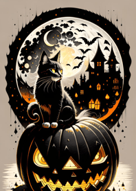 浮世絵万聖節猫 e12dce