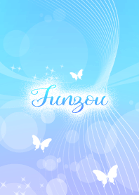 Junzou skyblue butterfly theme
