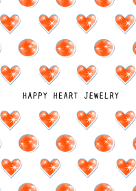 HAPPY HEART JEWELRY/VERMILION/WHITE