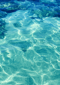 clean surface of the sea 3 -BLUE-