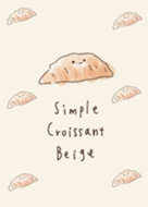 simple Croissant beige