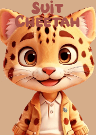 Dapper Cheetah in a Sharp Suit