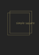 simple square =black3=