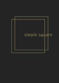 simple square =black3=