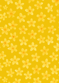 Small Osmanthus on yellow