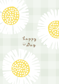 Chamomile Check Pattern16 from Japan