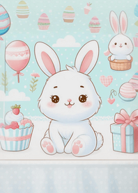 Cute White Bunny 23