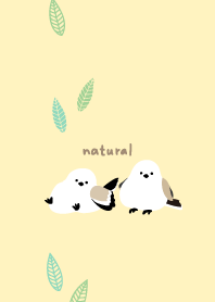 Long-tailed Tit friendly leaf18 Japan