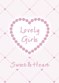 Heart&Girly / White Dull Pink