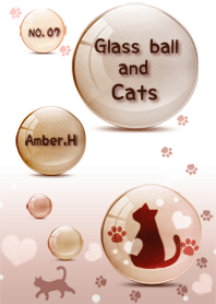 Glass ball and Cats No.7