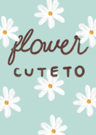 cuteto flower (blue)