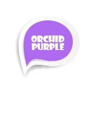 Orchid Purple Button In White V.2 (JP)