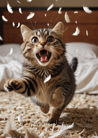 Cat rampage #KYFbB112.