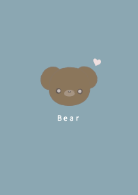 cute teddy bear blue